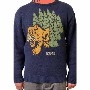Dormie Tiger Woods Unisex Jacquard Knit Sweater, Limited Edition, Size XL